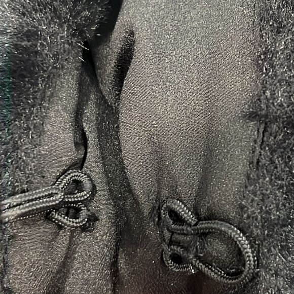 Black Faux Fur Jacket - Picture 6 of 6